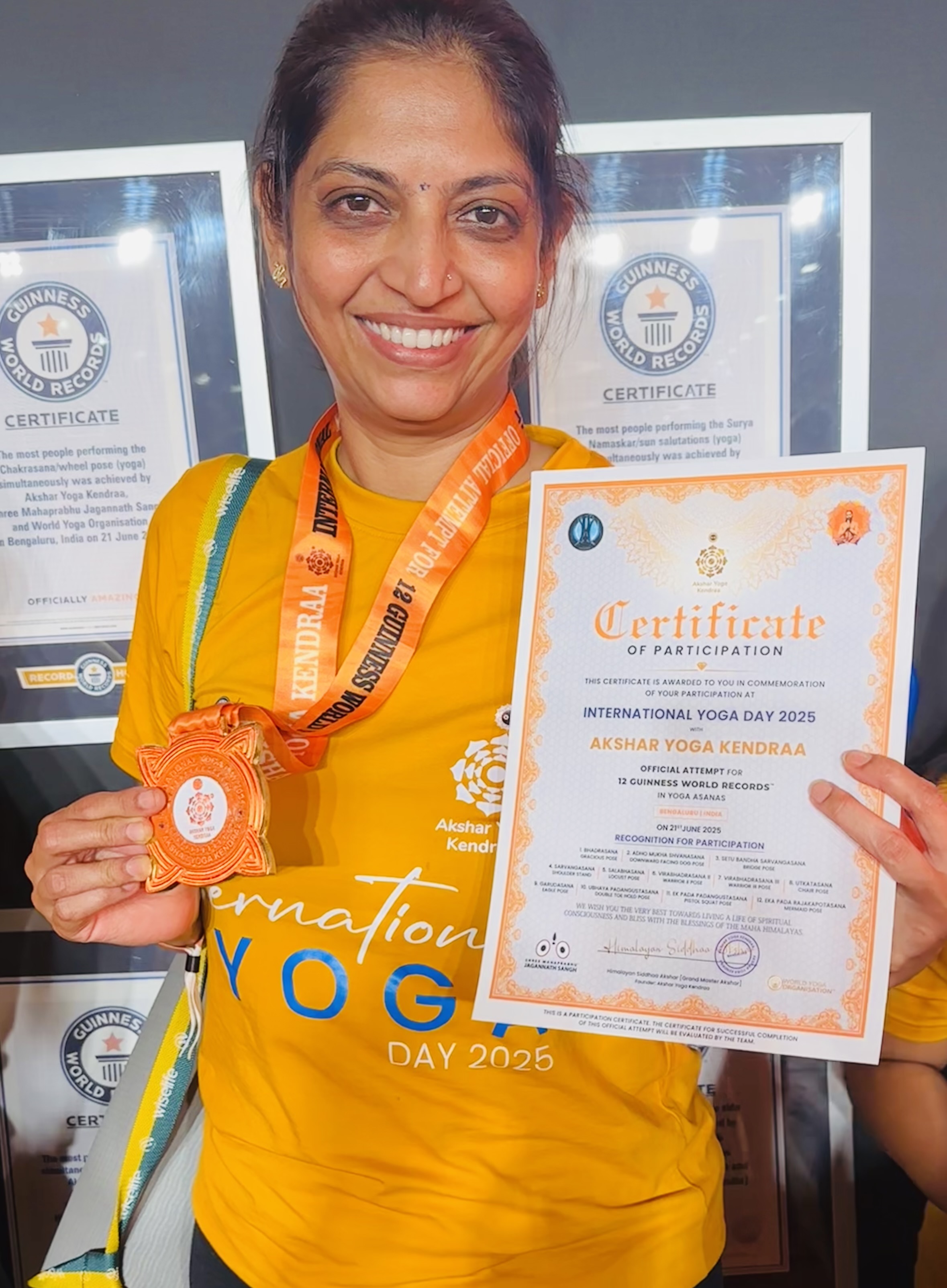 12 Guinness World Records, One Unforgettable Yoga Day
